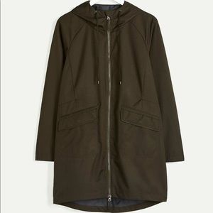 NEW Water Repellent Long Hooded Jacket by HYBA
